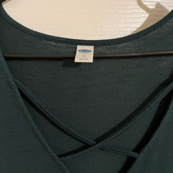 Old Navy Long sleeve Tunic Top. Dark green. Women’s size XL. - Picture 3 of 5